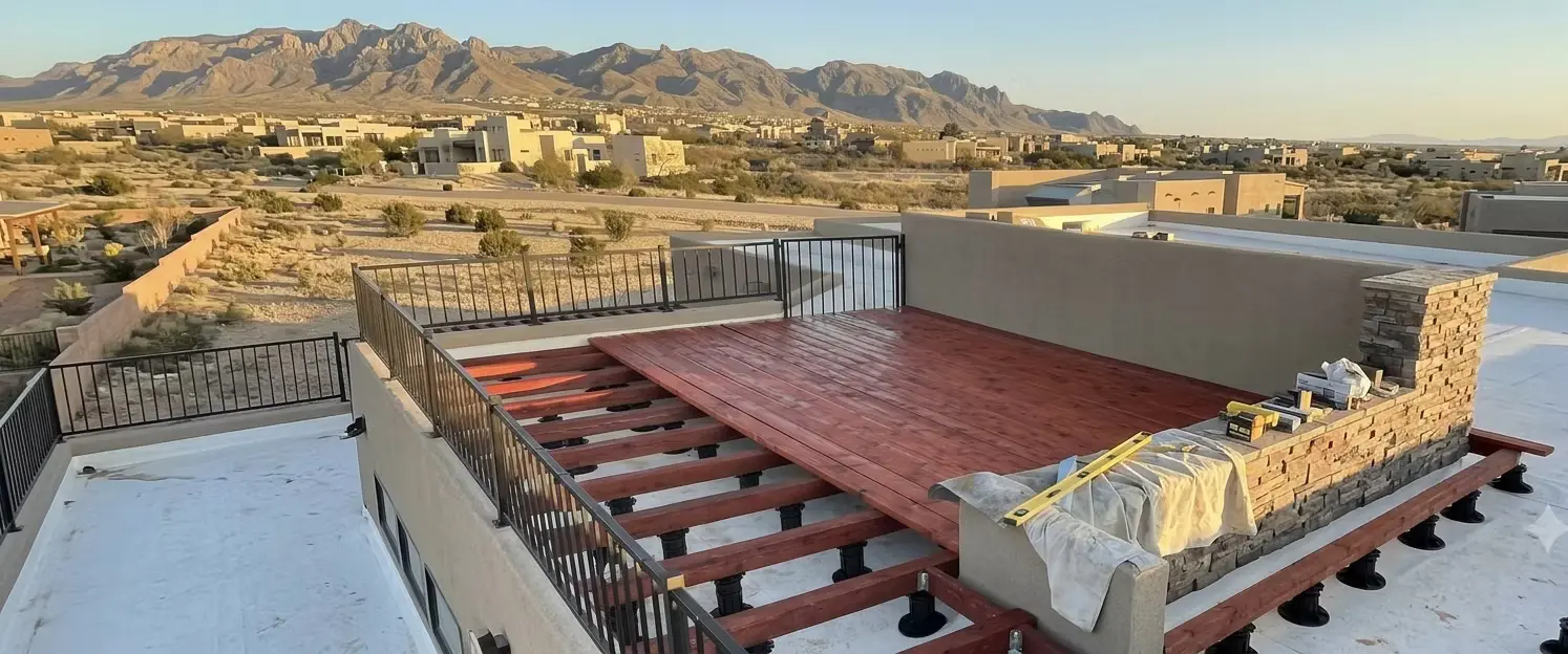 GROUND LEVEL OR ROOF TOP DECKING