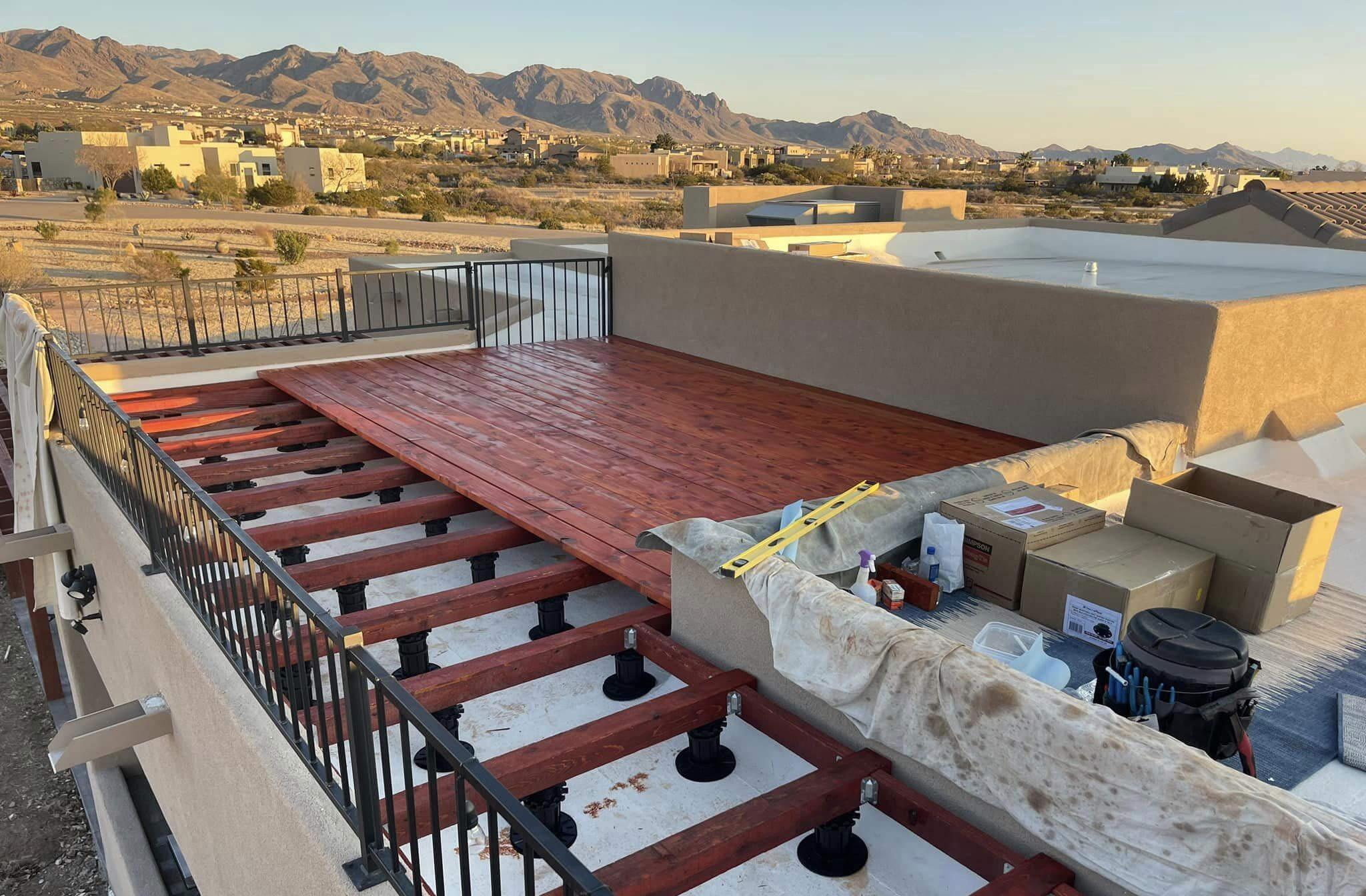 Roof Deck Installation with Stratarise Pedestals